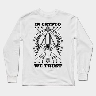 In Crypto we trust Long Sleeve T-Shirt